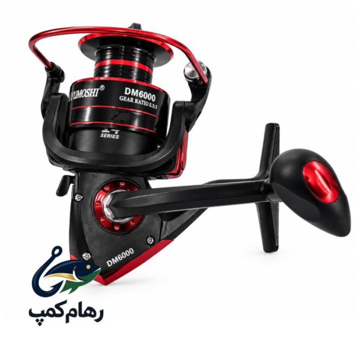 چرخ ماهیگیری یوموشی مدل DM6000 دسته تاشو - تصویر 2